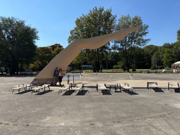 Sundial Indiana The Giant Lady’s Leg Sundial in Indiana Draws Curious Visitors Every Year