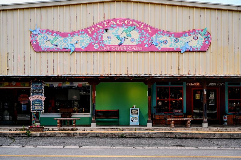 A Town Tucked Deep In A Green Desert Valley