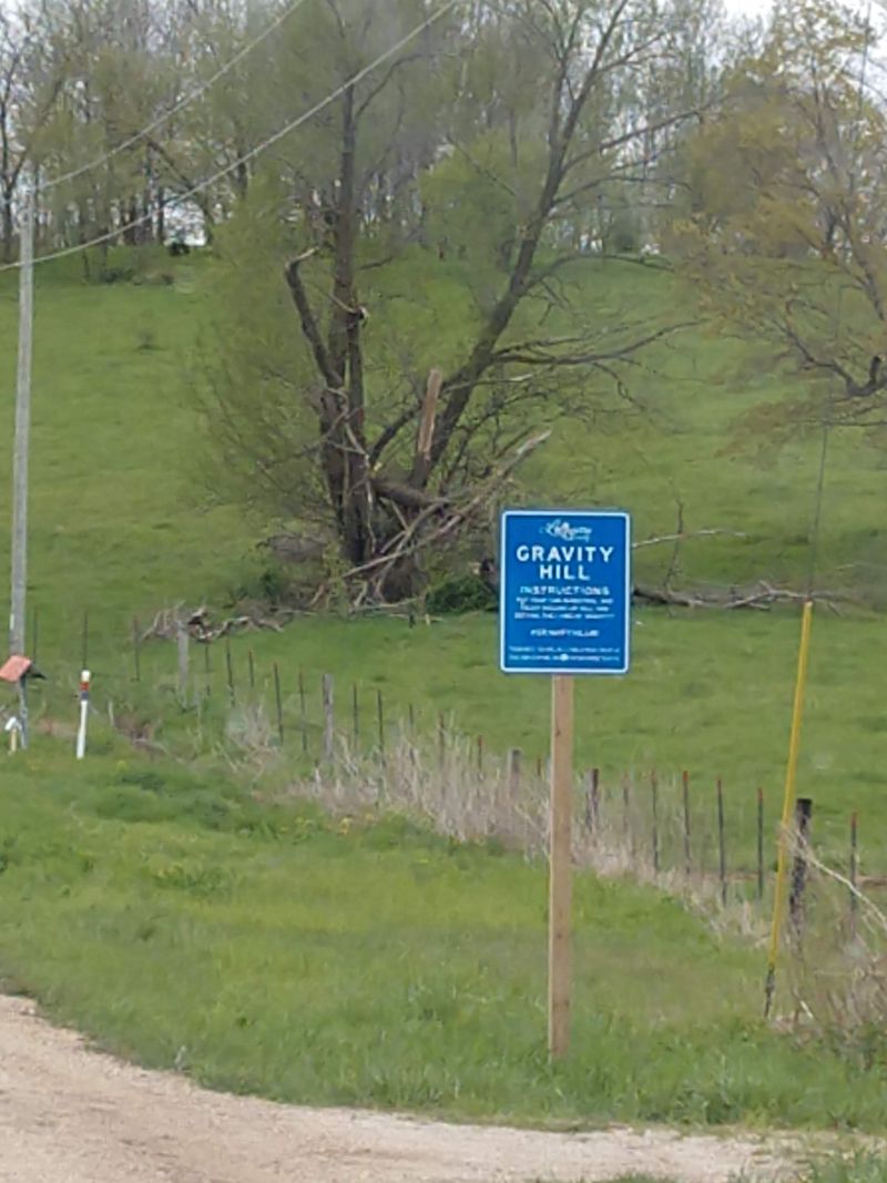 The Gravity Hill Marker Defies Physical Expectations
