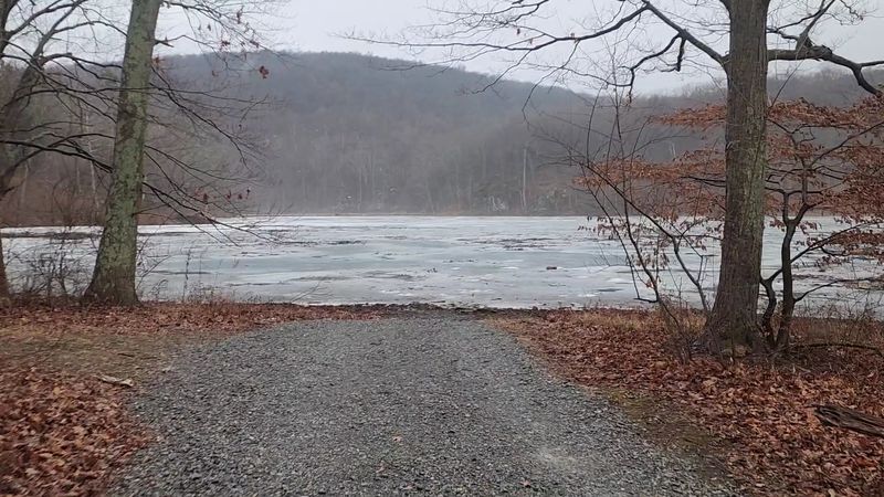 Ghost Lake Sits Right Alongside the Route