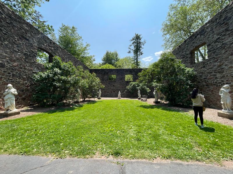 Italian Marble Sculptures and Artistic Surprises Throughout the Grounds