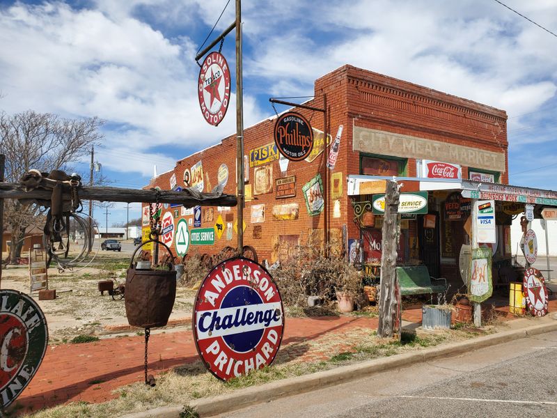 Vintage Signs and Neon Nostalgia Fill Every Corner