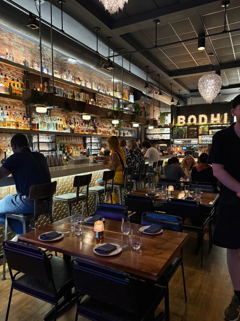 The Industrial-Chic Atmosphere Feels Just Right