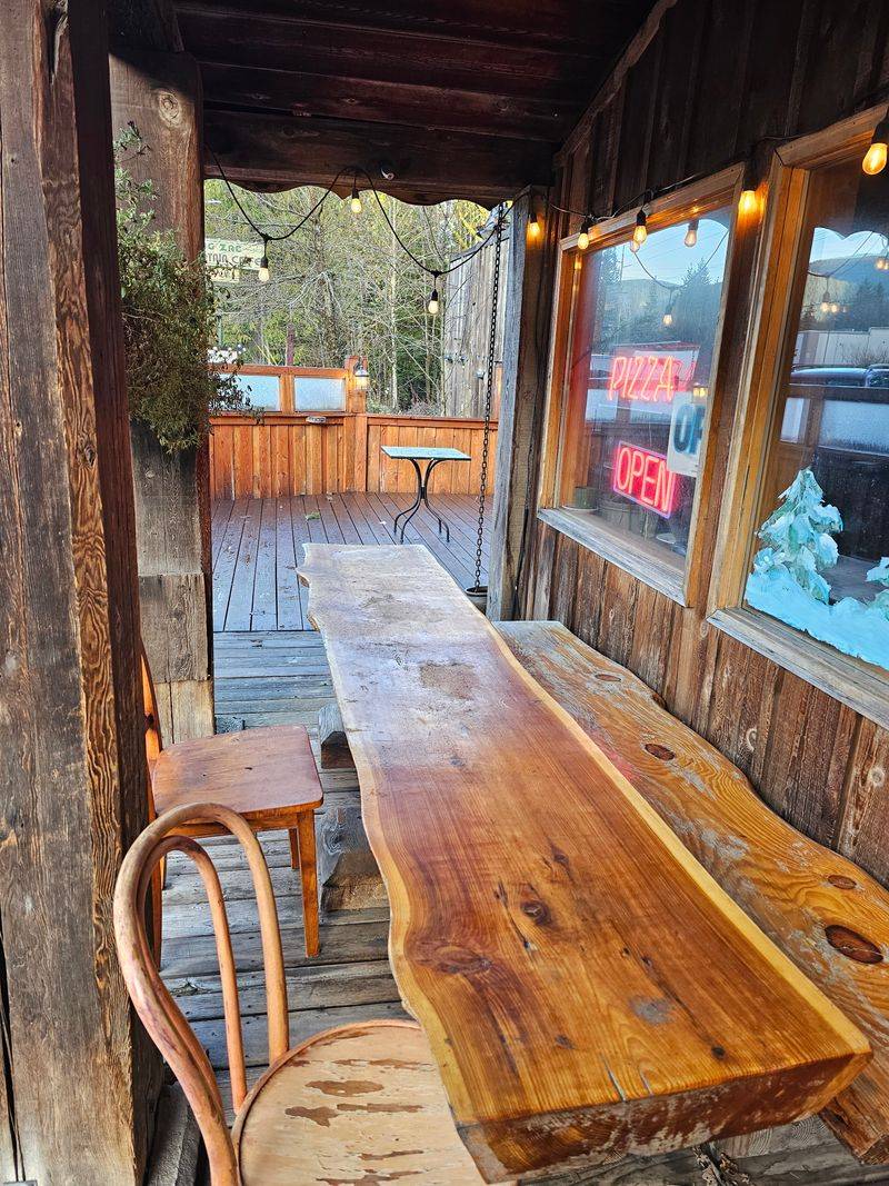 Outdoor Seating With Forest Views