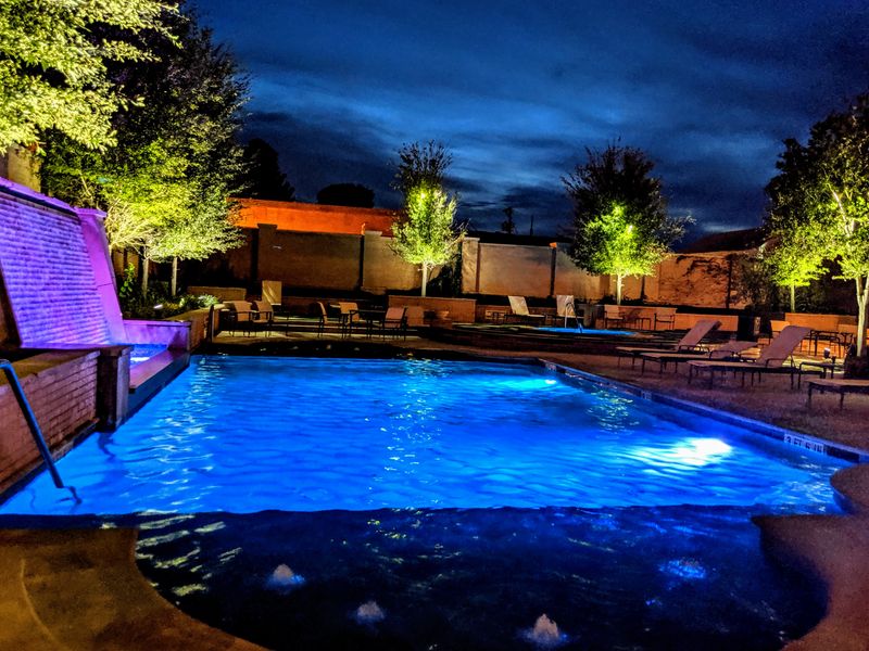 An Outdoor Courtyard Oasis in the Heart of West Texas