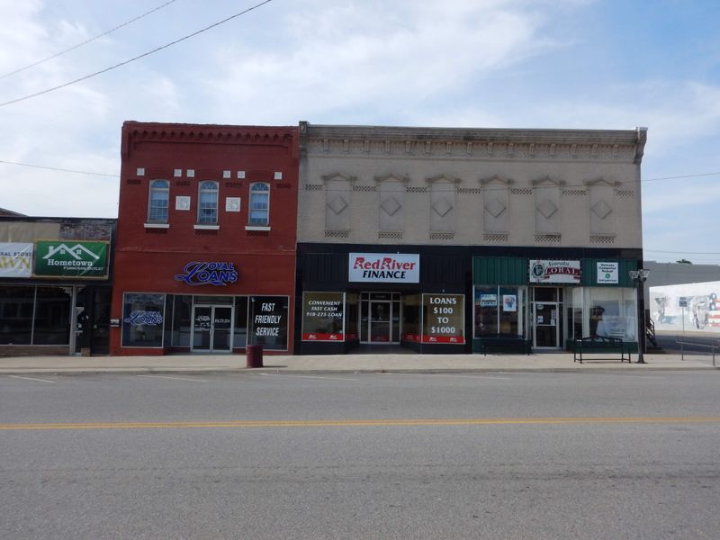 Downtown Buildings Stand Half-Occupied and Crumbling