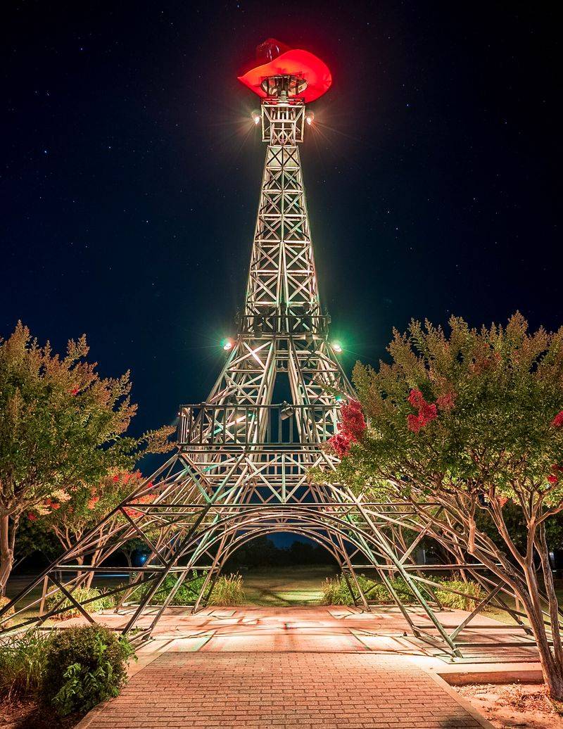 The Eiffel Tower with a Cowboy Hat (Paris, TX)