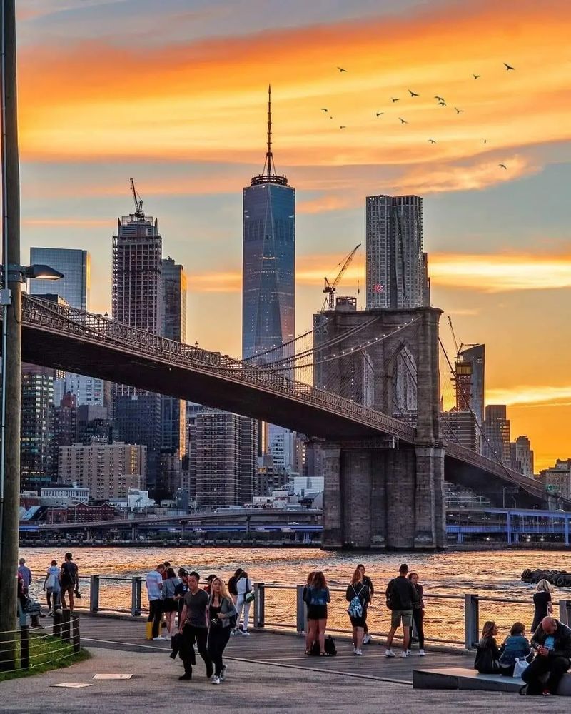 Brooklyn Bridge's Iconic Span and Pedestrian Journey