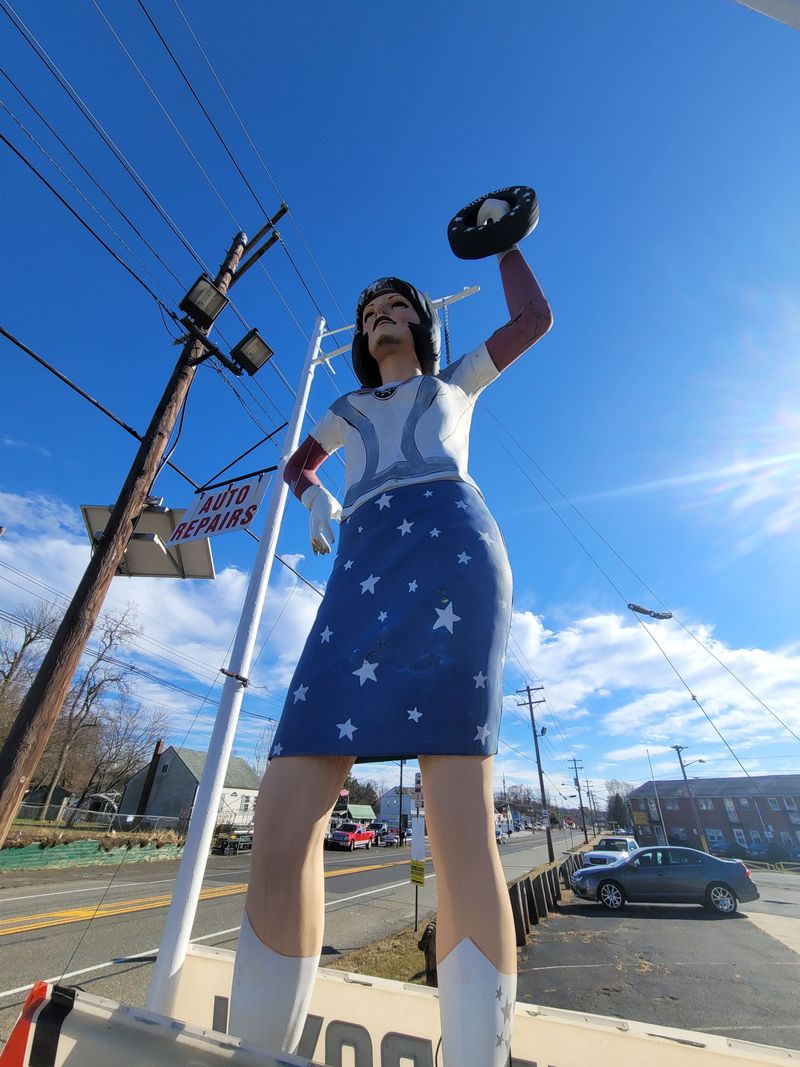 Nitro Girl (Miss Uniroyal Statue), 1337 Black Horse Pike, Blackwood, NJ 08012