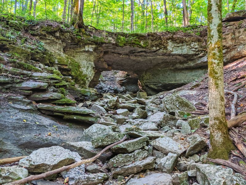 The Ancient Limestone Overhangs