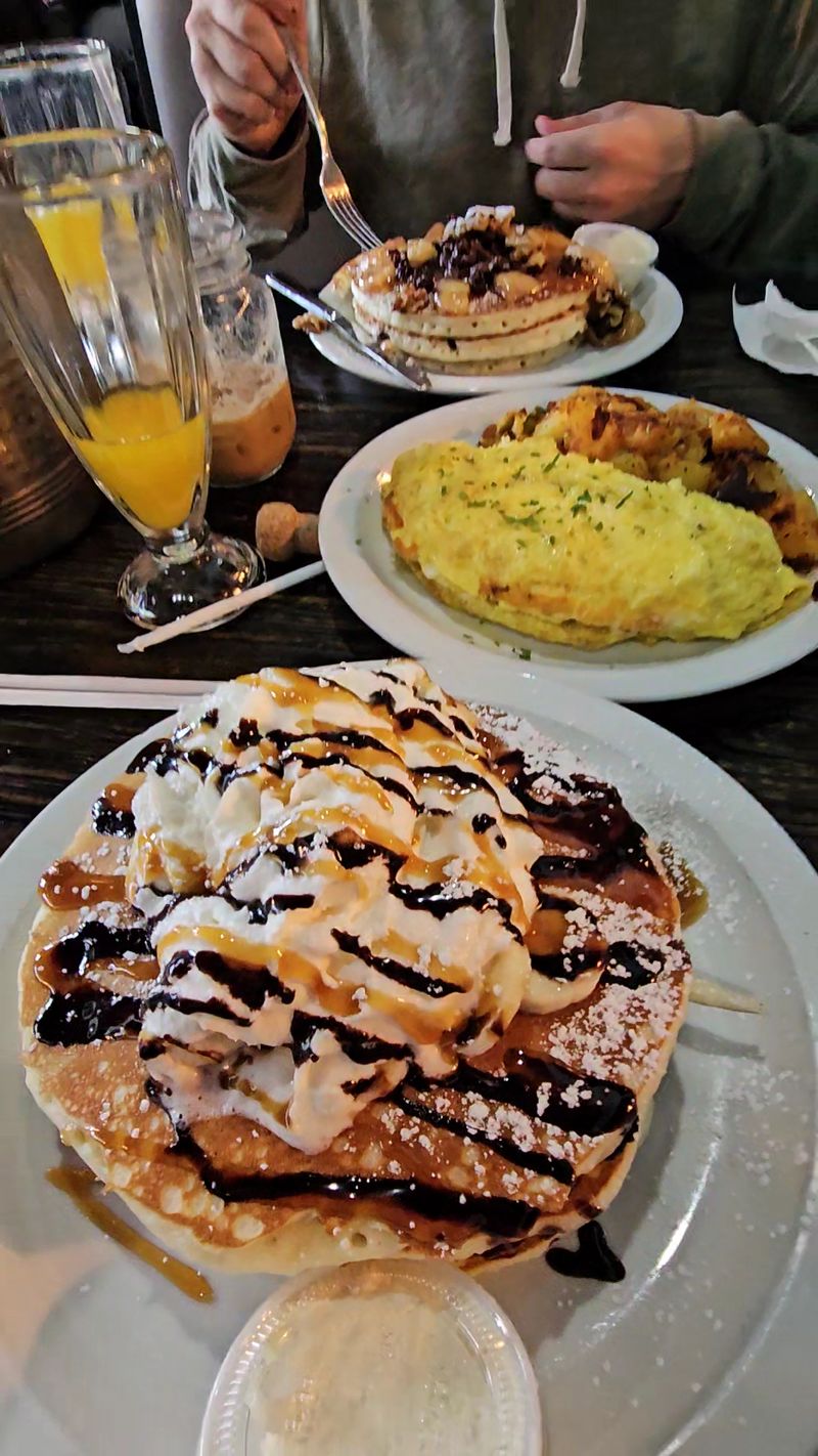 Giant Pancake Stacks That Defy Gravity