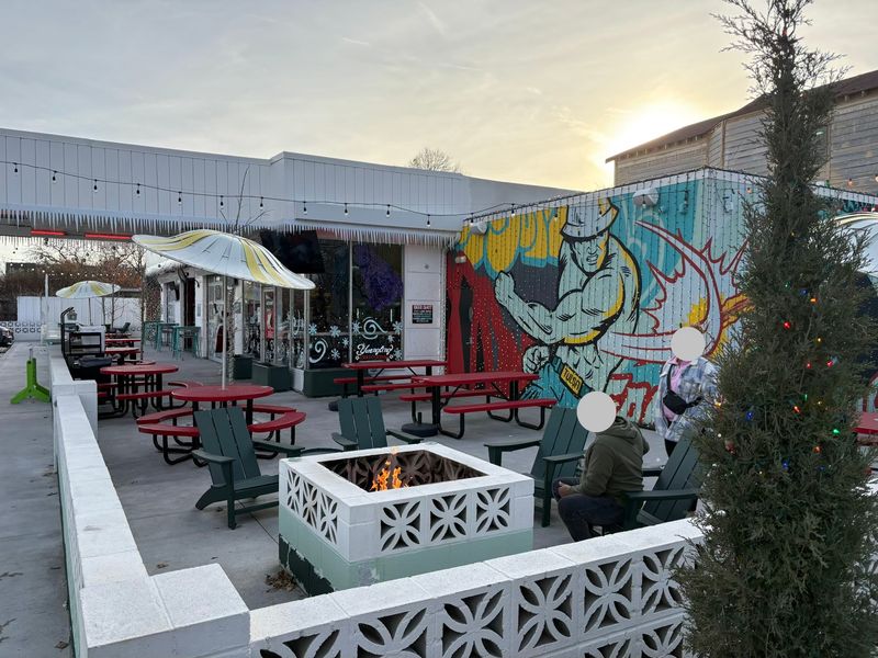 A Gas Station Reborn as a Retro Playground