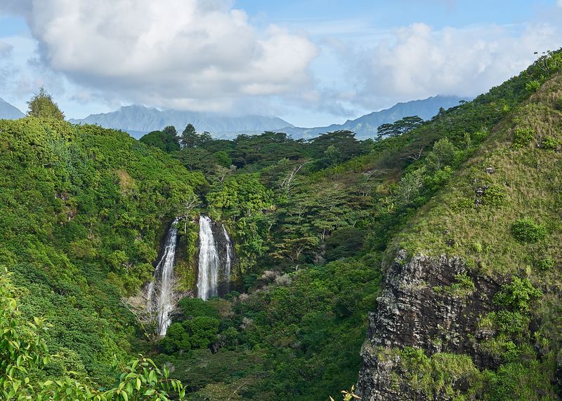 Opaekaa Falls, Kauai