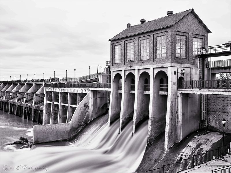 Lake Overholser Dam Spillway