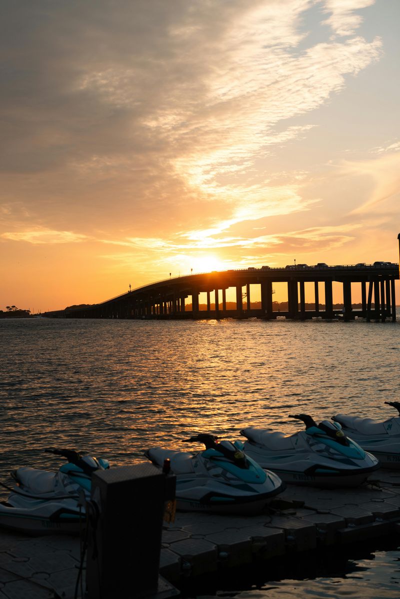 Calm Gulf Water And Wild Atlantic Waves