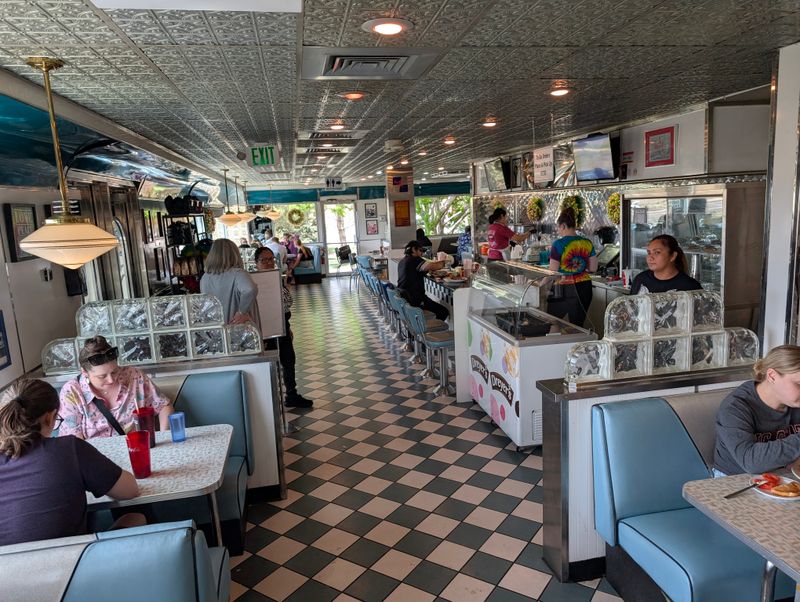 Booths And Counter Stools Straight Out Of The Fifties