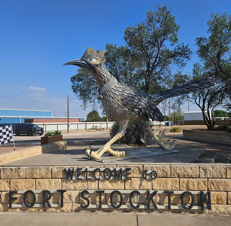 Giant Roadrunner Statue