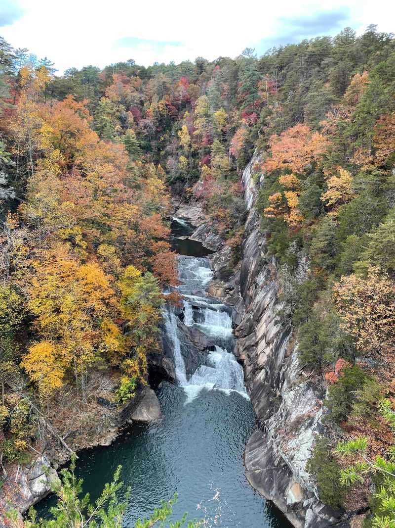 Tallulah Falls, overlooks with measured patience
