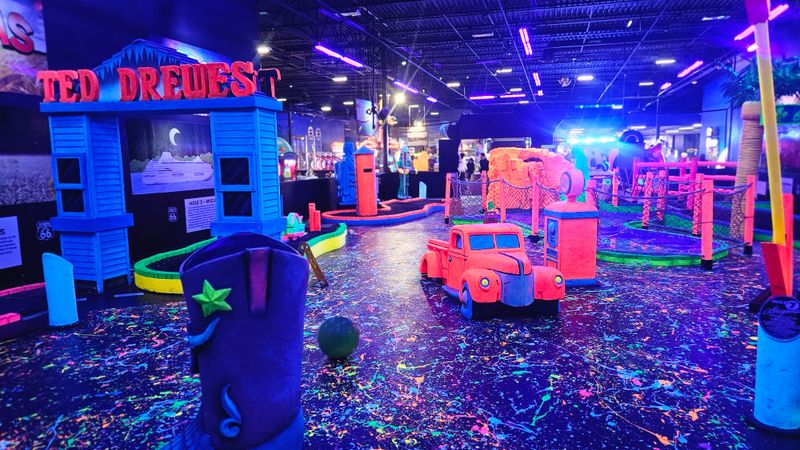 Go-Karts That Race Through Indoor Tracks