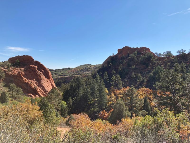 Sheer Red Rock Walls Hidden From Highway Views