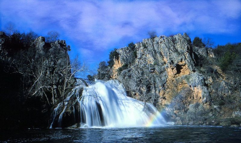 Scenic Views of Rivers and Rolling Hills Along the Route