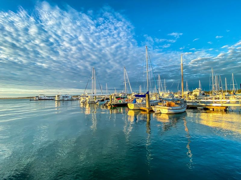 Marina Sunsets And Dockside People-Watching
