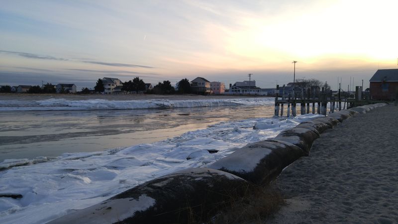 Small Harbor Calm Right Before Dusk