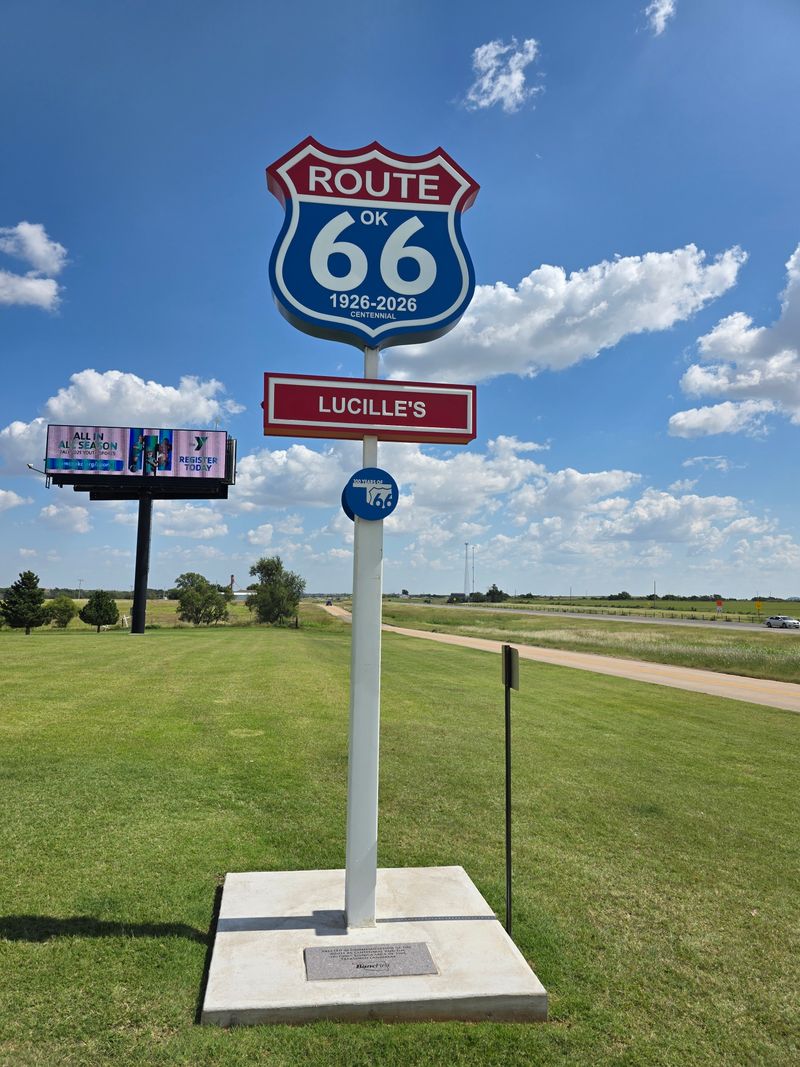 Route 66 Historical Marker