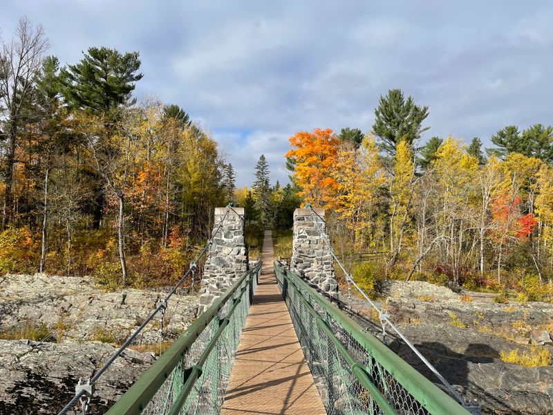 Jay Cooke State Park Swinging Bridge