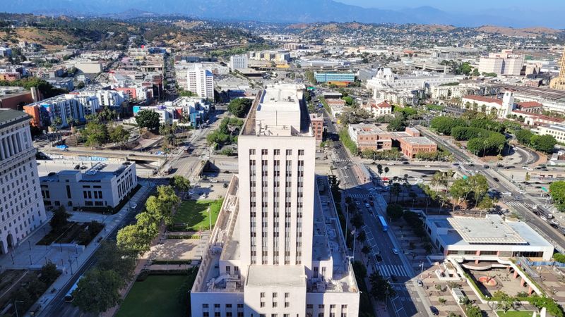 Downtown LA Skyspace Memories Vs. City Hall Observation Deck