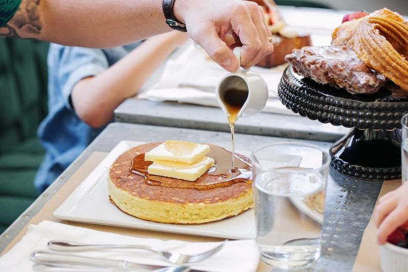 The Giant Buttermilk Pancake That Draws Crowds