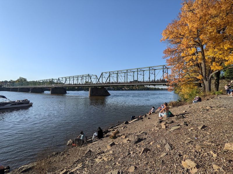 A Walk Across the Bridge to New Hope, Pennsylvania