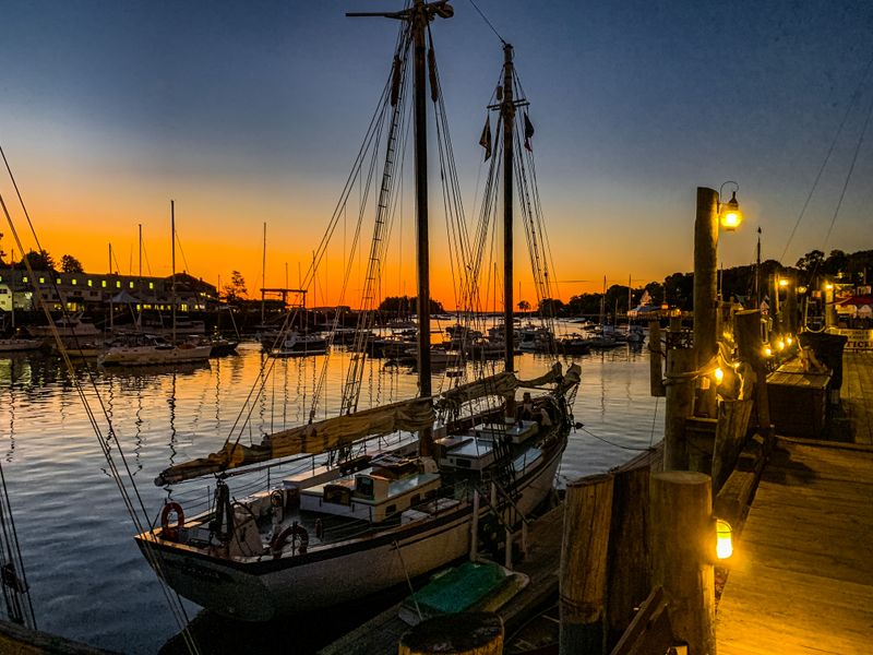 Camden Harbor Is Made For Winter Strolling