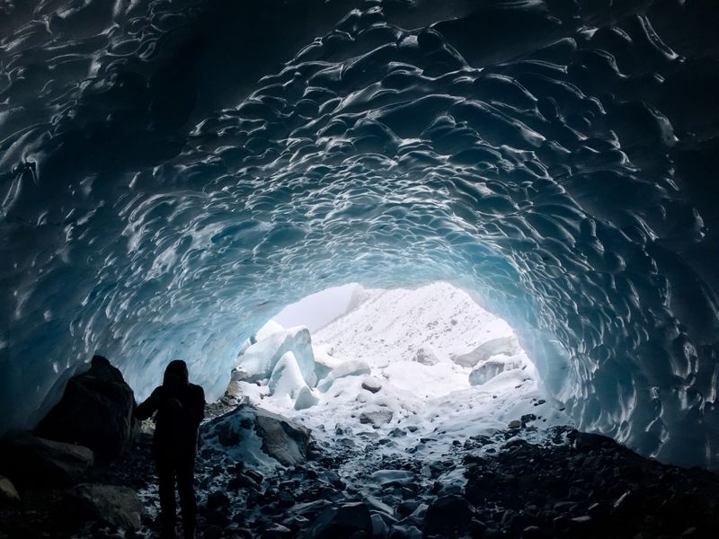 Byron Glacier Ice Caves