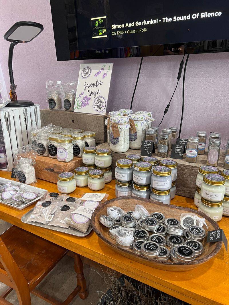 Handcrafted Lavender Products in the Farm Shop