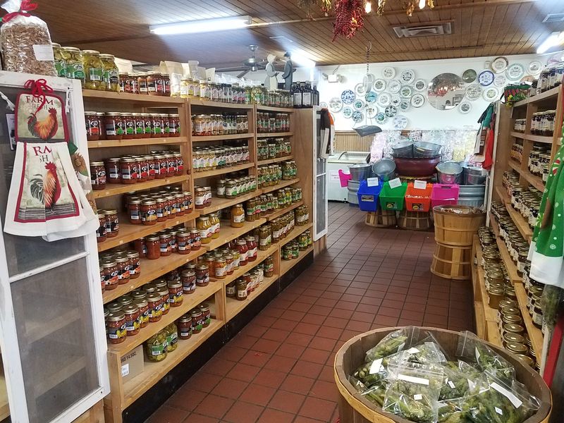 Pickled Products Line Entire Shelves
