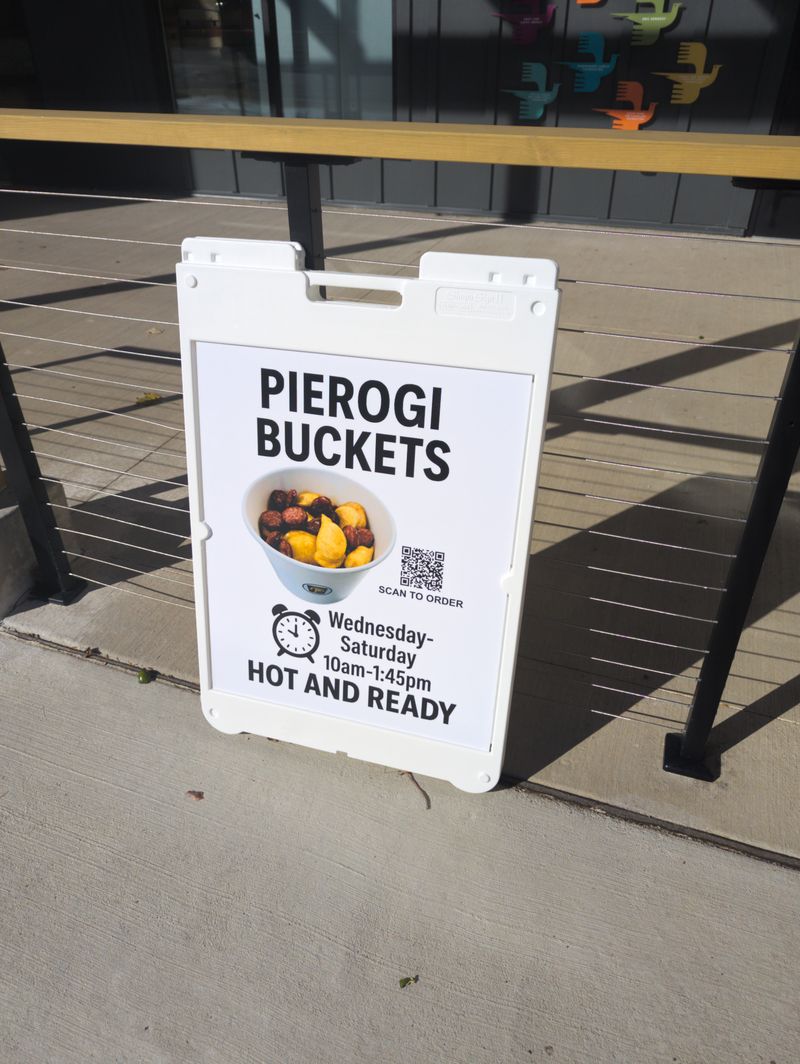Pierogi Are Served In Buckets Instead Of Plates