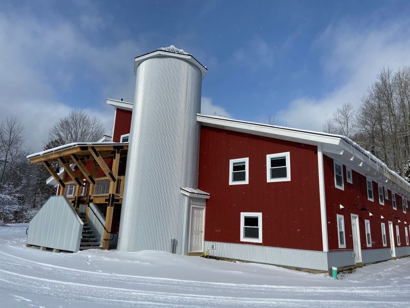 Maple Cabins And Evening Light In The Mad River Valley