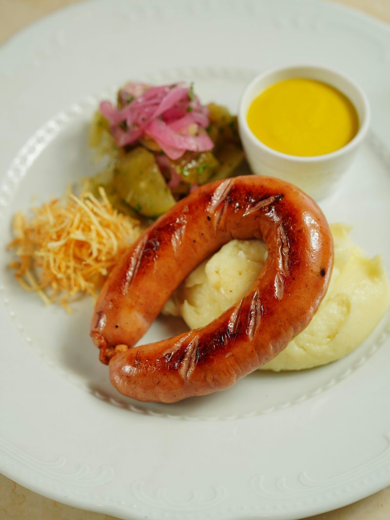Sausage And Sauerkraut With Mashed Potatoes