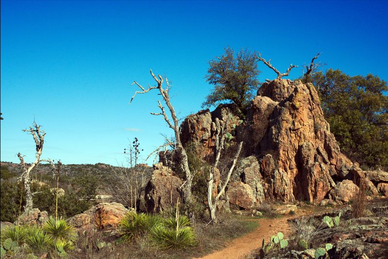 Exploring Pink Granite Formations