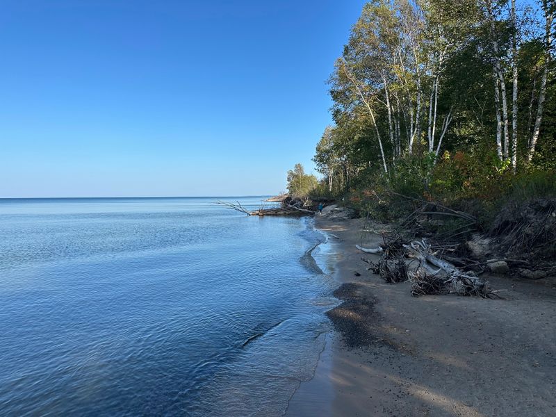 Lake Michigan Remained While The Town Did Not