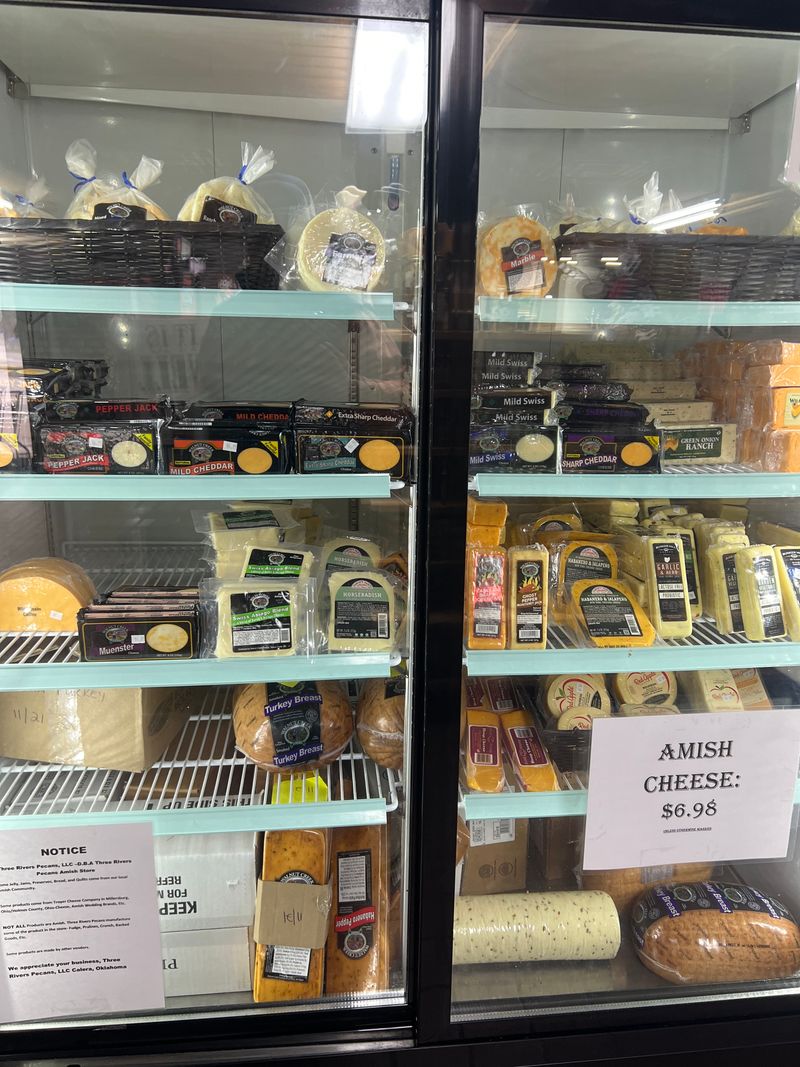 Cheese Varieties Fill Multiple Coolers