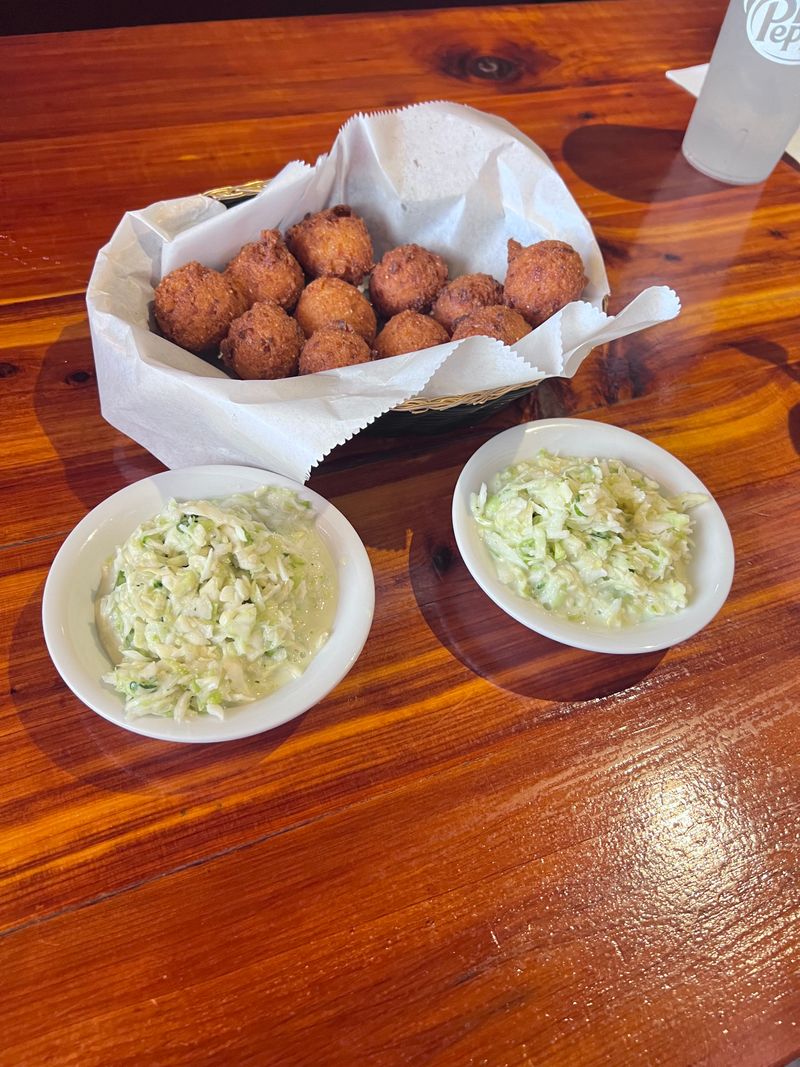 Hushpuppies And Slaw That Turn Into Part Of The Ritual