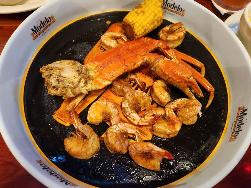 Fried Seafood With Generous Portions