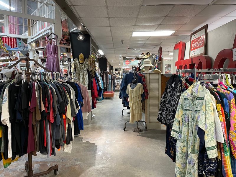 Vintage Clothing Hidden Among the Home Goods