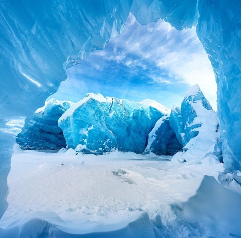 Spencer Glacier Ice Caves