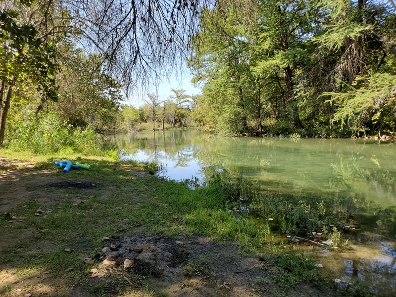 The Medina River Running Through Town
