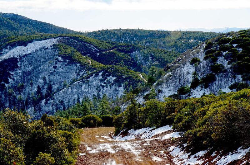 Mingus Mountain Overlooks With Cold, Clear Views