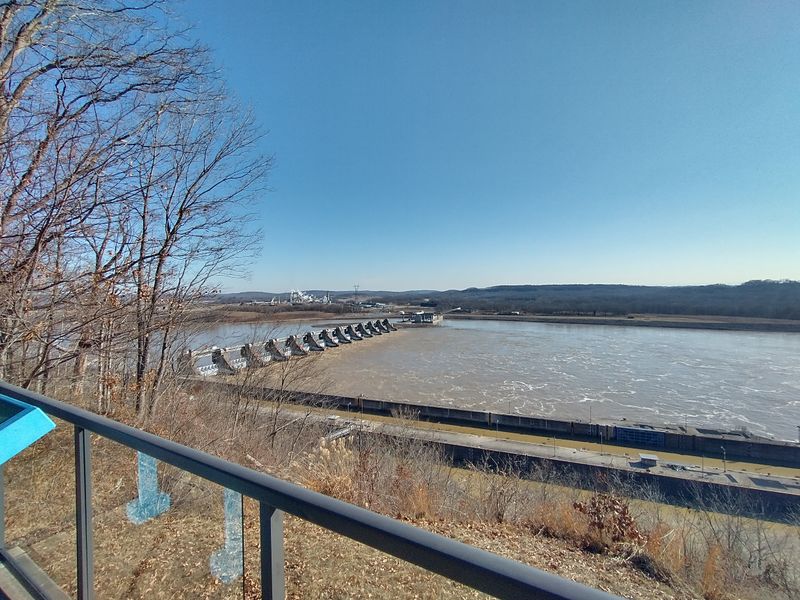 Ohio River Lock and Dam Views