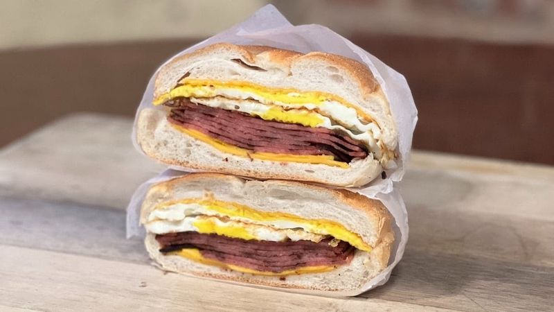 Pork Roll Egg and Cheese on Brioche: A Jersey Morning Done Right